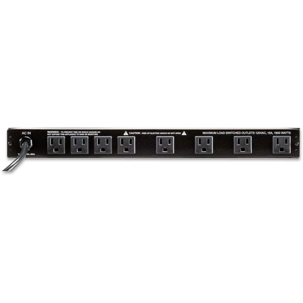 ART SP 4x4 Rackmount 8 Outlet Power Conditioner & Surge Protector - with Linear Voltmeter & Dual Lights