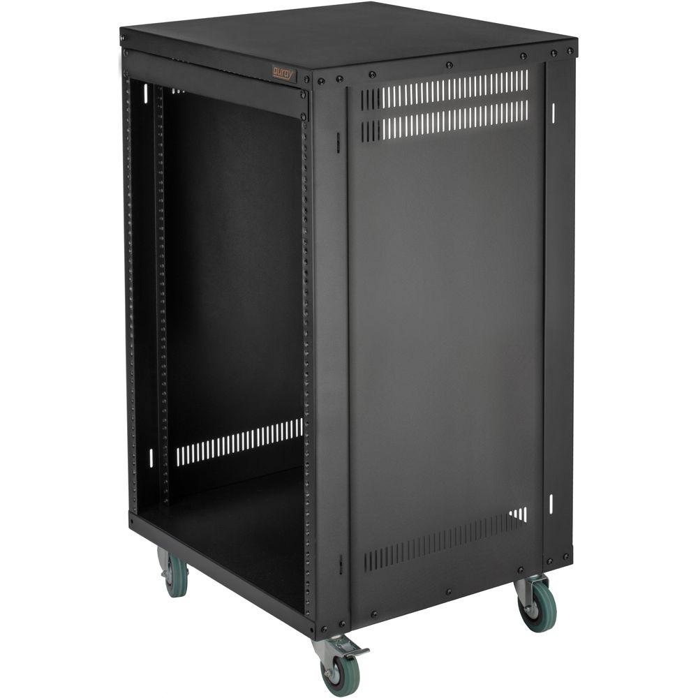 Auray ERS- 16U Steel Equipment Rack with 3" Casters