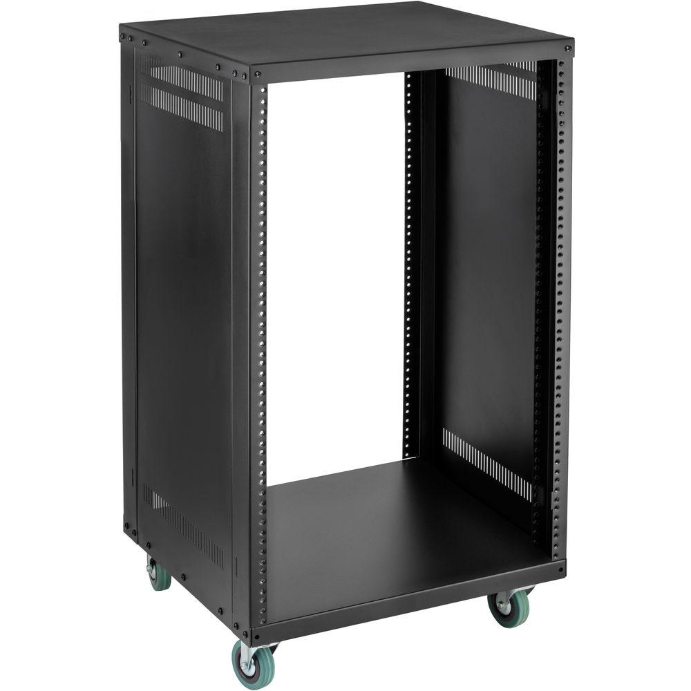 Auray ERS- 16U Steel Equipment Rack with 3" Casters