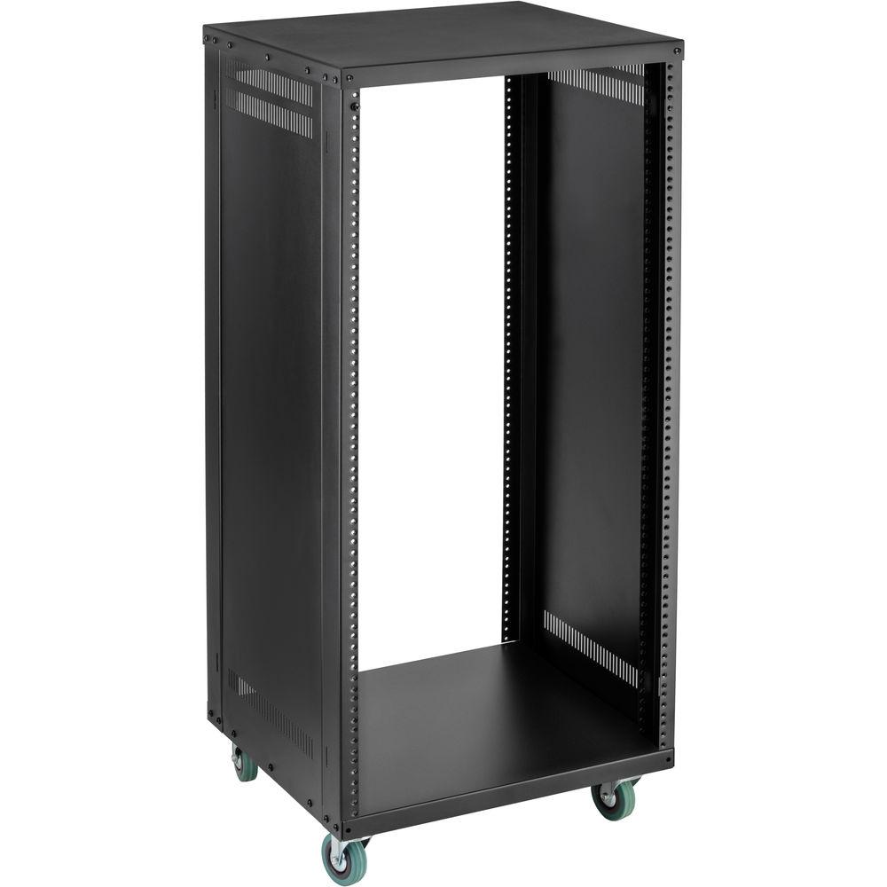 Auray ERS- 22U Steel Equipment Rack with 3" Casters