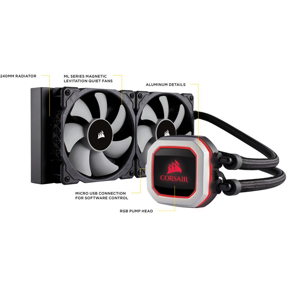 Corsair Hydro Series H100i PRO RGB Liquid CPU Cooler