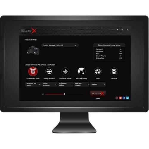 Creative Labs Sound BlasterX Kratos S3 2.1 Gaming Speakers