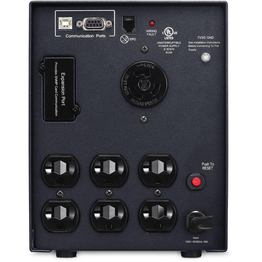 CyberPower Smart App PureSineWave UPS 2070Va 1980W,N 5-20P,10