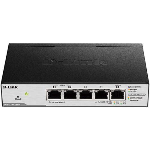 D-Link Smart Managed PoE-Powered 5-Port Gigabit Switch