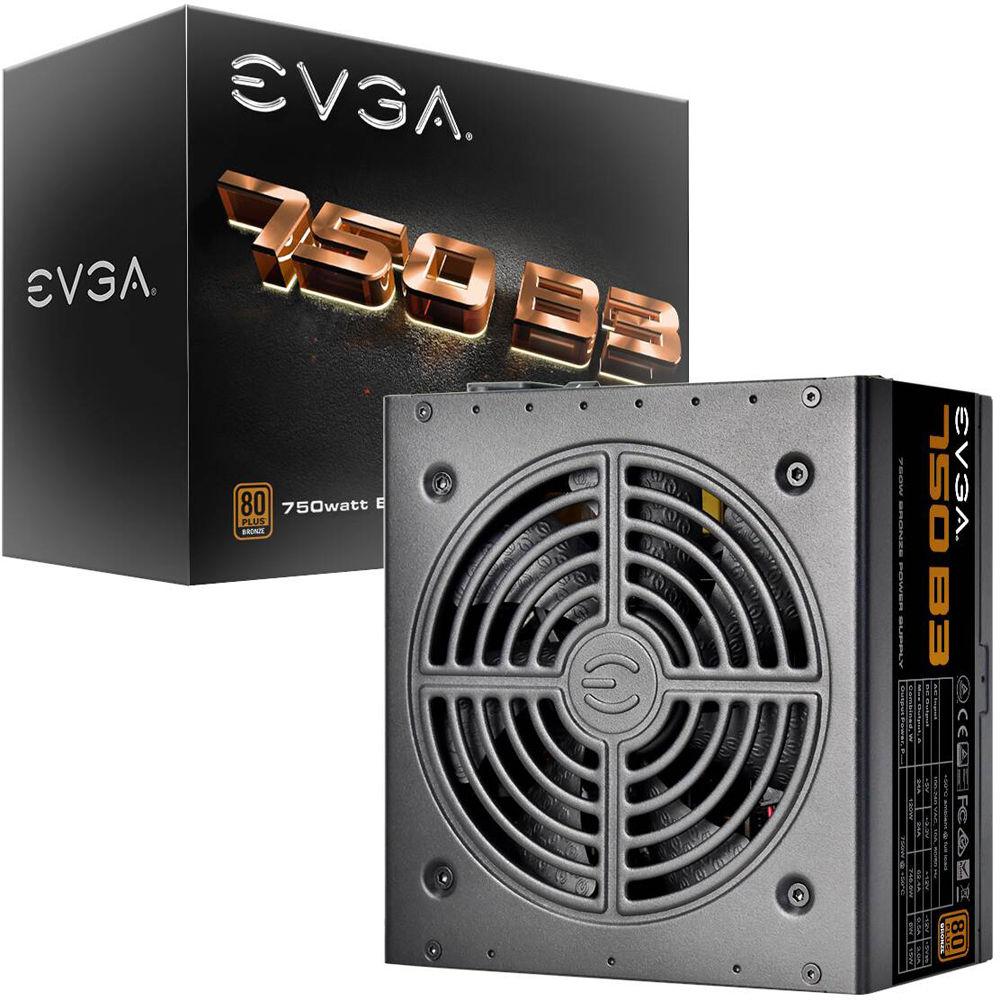 EVGA 750 B3 750W 80-Plus Bronze Fully-Modular Power Supply
