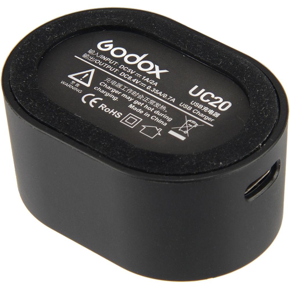 Godox USB Charger for V350 Series On-Camera Flashes, Godox, USB, Charger, V350, Series, On-Camera, Flashes