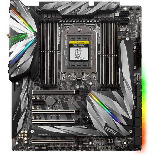 MSI MEG X399 Creation TR4 E-ATX Motherboard