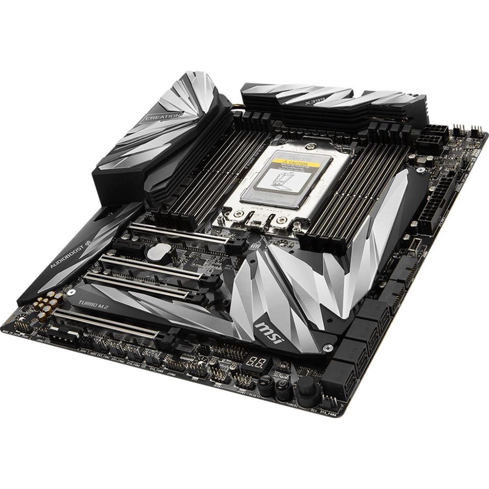 MSI MEG X399 Creation TR4 E-ATX Motherboard