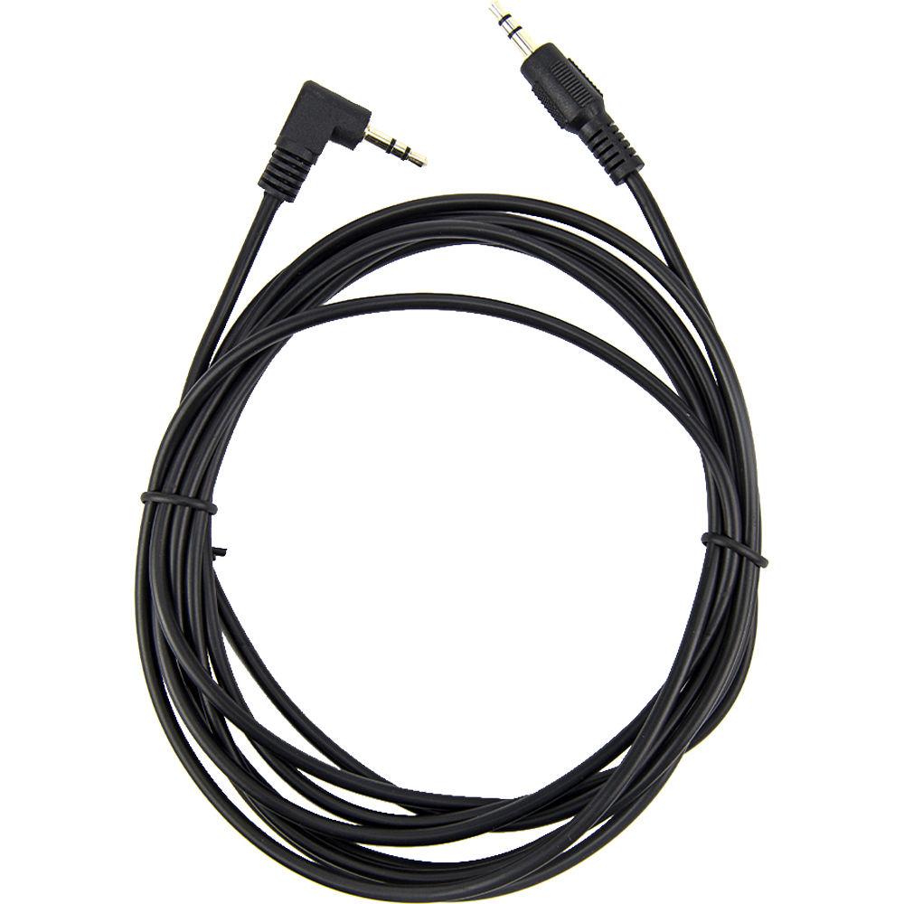 Rocstor Slim Straight 3.5mm Male to Right-Angle 3.5mm Male Stereo Audio Cable