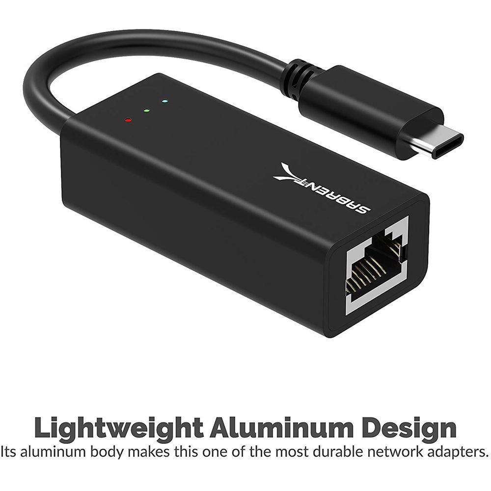 Sabrent USB Type-C to Gigabit Ethernet Adapter