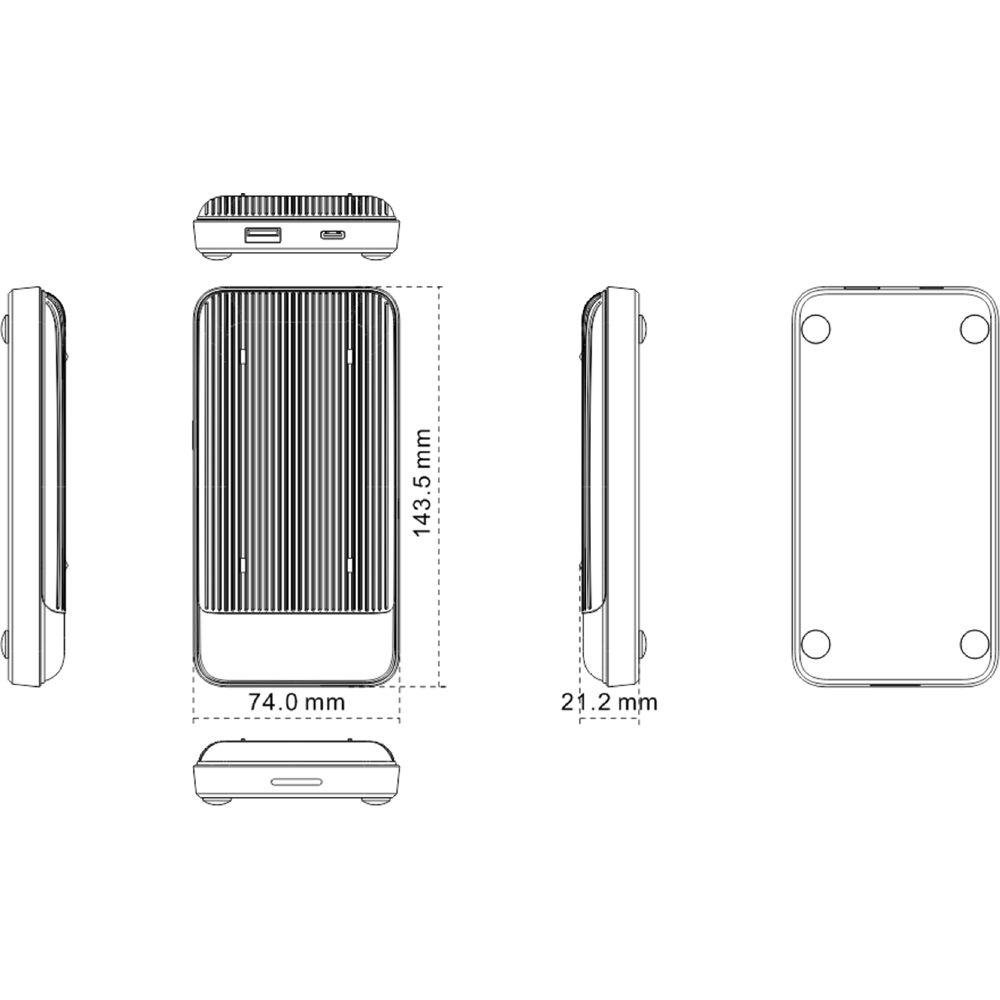 Sanho HyperJuice 7.5W Wireless Charger Stand
