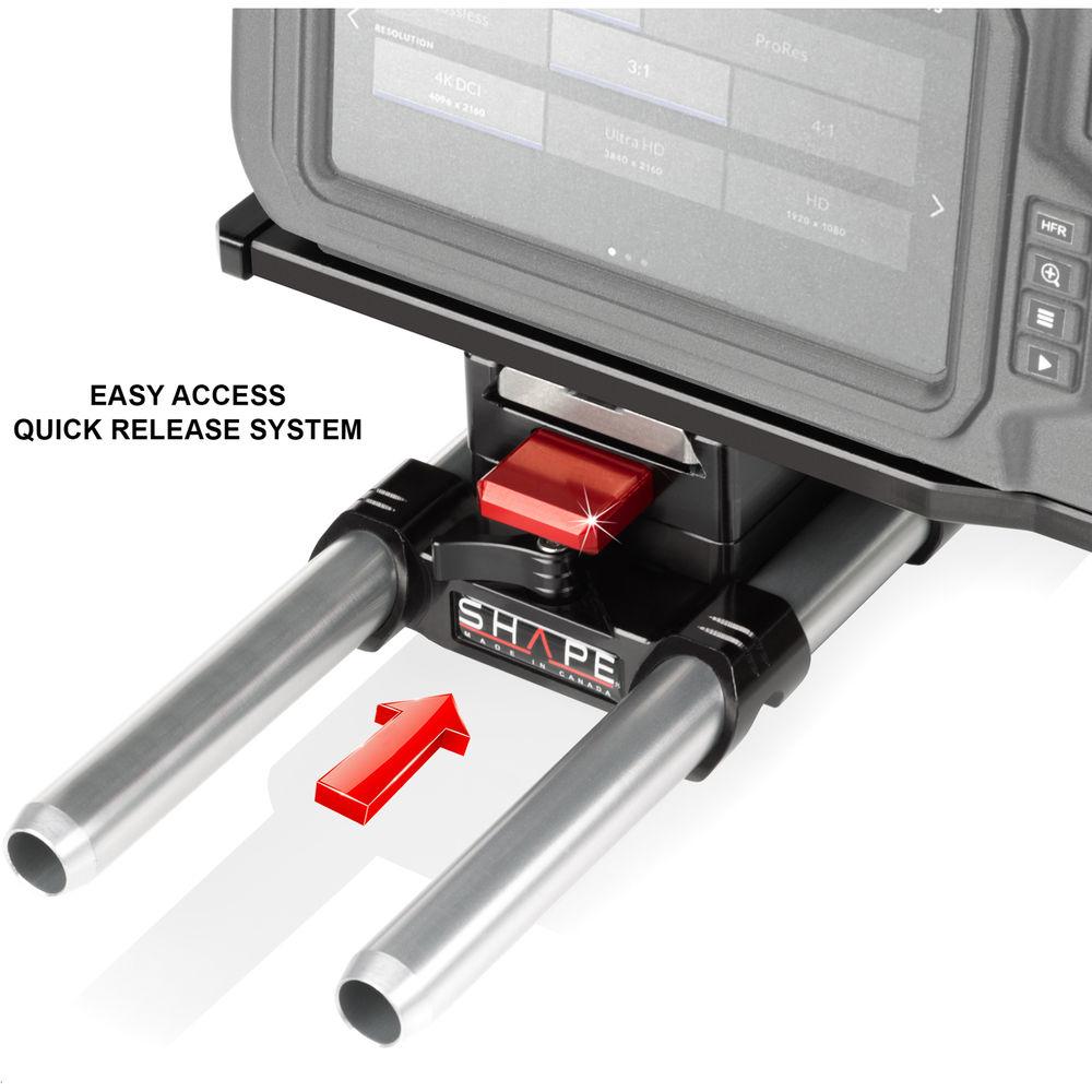 SHAPE Blackmagic Pocket Cinema 4K Offset Shoulder Mount Kit