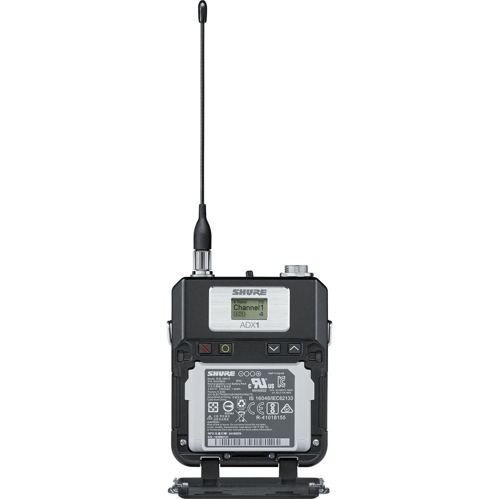 Shure ADX1-G57 ShowLink-Enabled Bodypack Transmitter