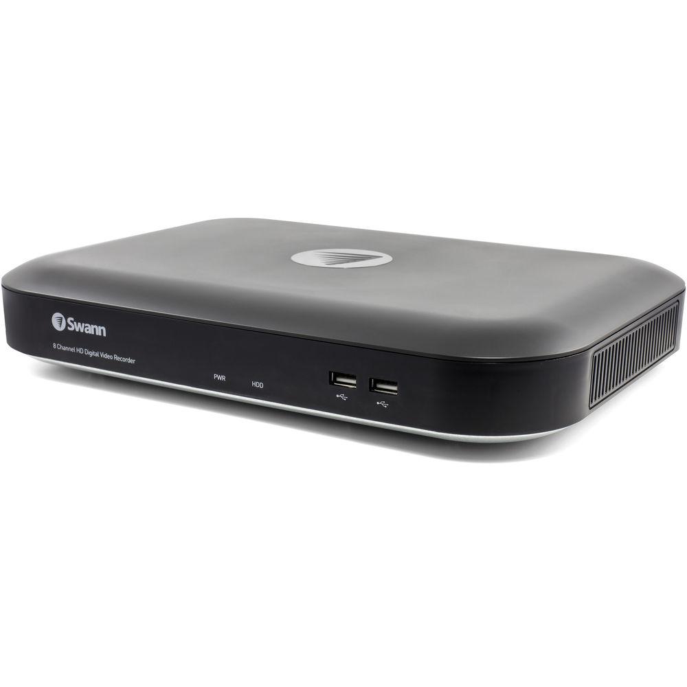 Swann 5580 Series 8-Channel 4K UHD DVR with 2TB HDD & 8 4K Outdoor Night Vision Bullet Cameras