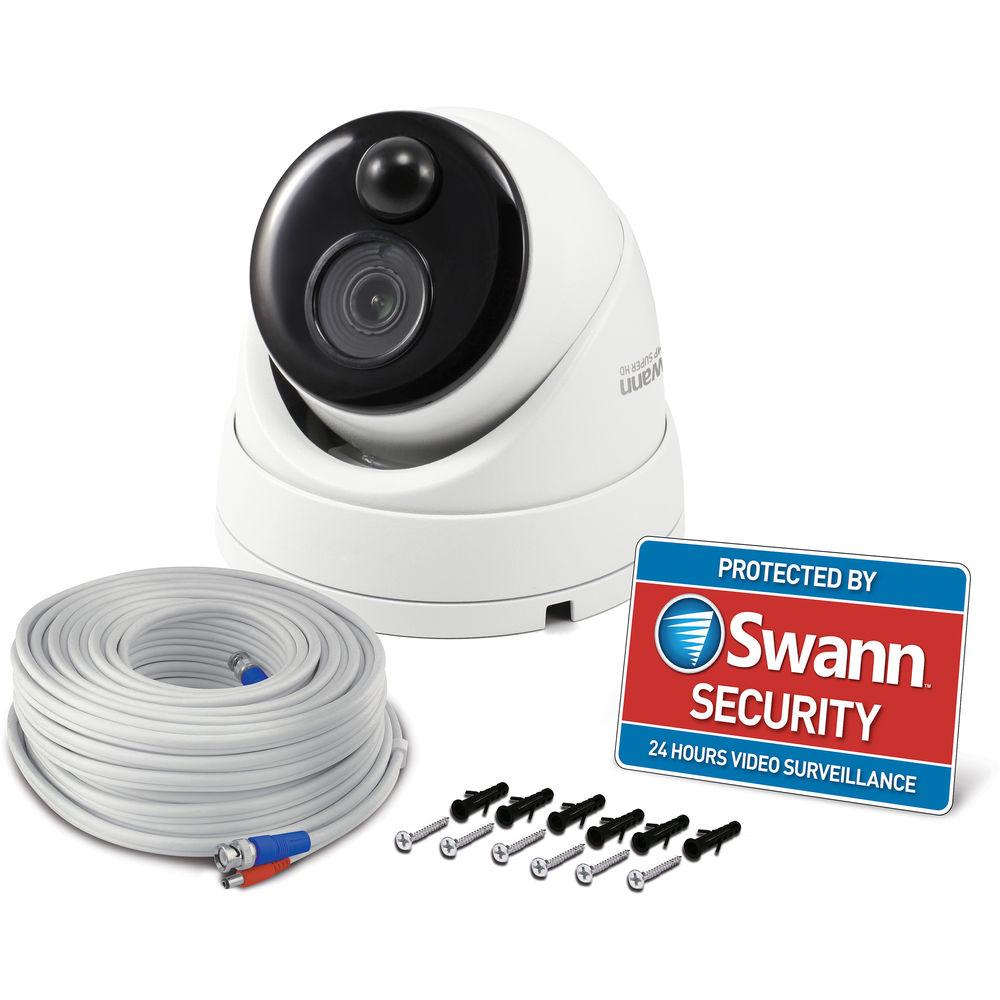 Swann SWPRO-4KMSD-US 4K UHD Outdoor Dome Camera with Night Vision