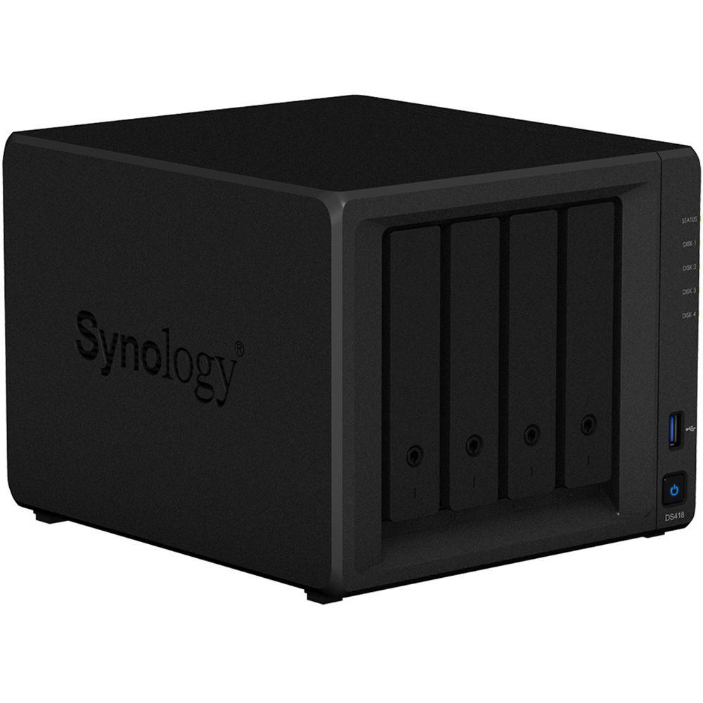Synology DiskStation DS418 4-Bay NAS Enclosure