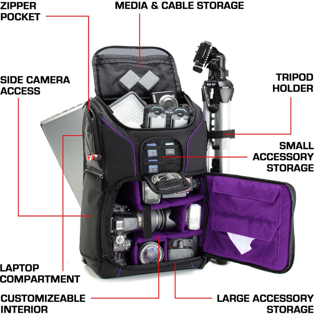 USA GEAR S17 DSLR Camera Backpack