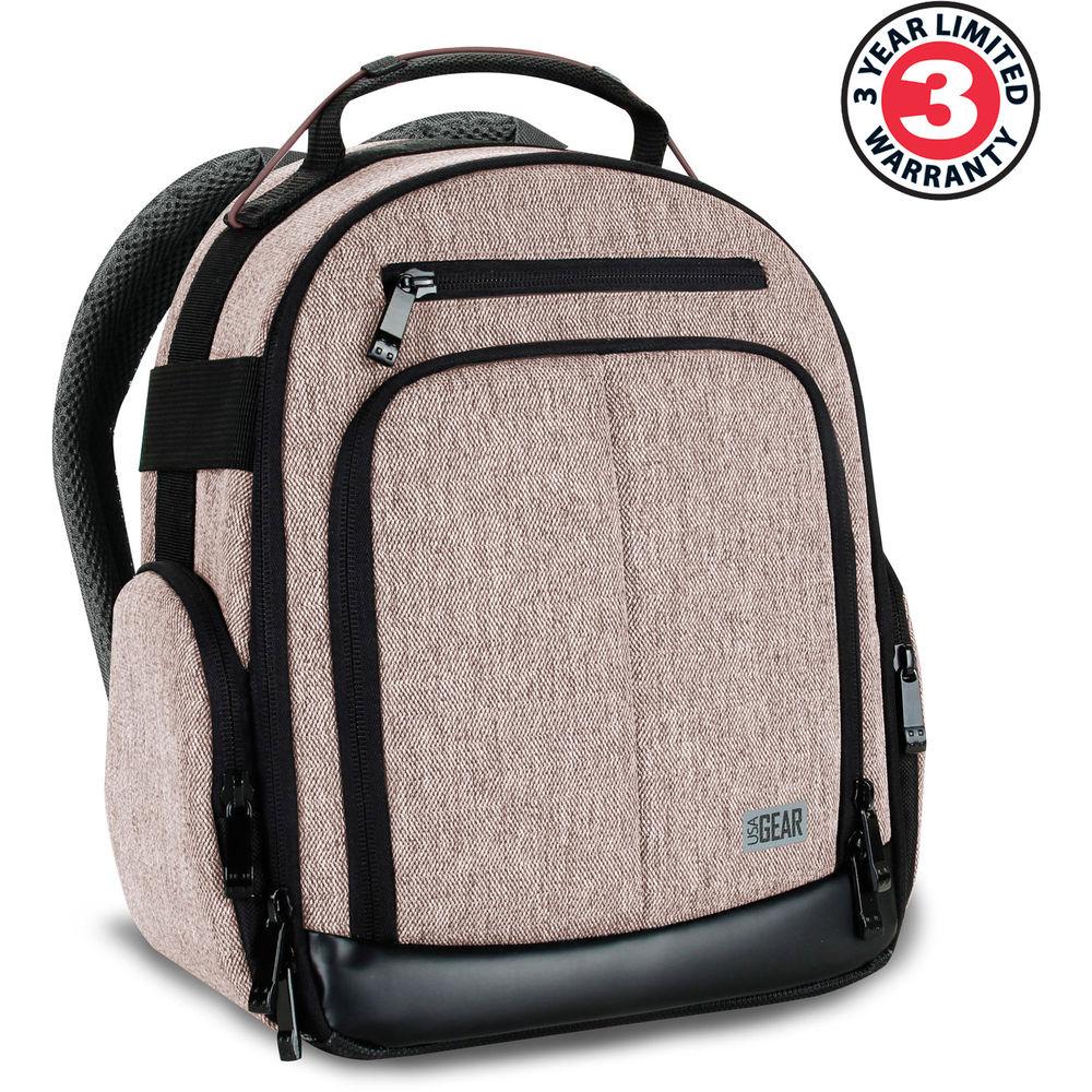 USA Gear U Series UBK DSLR Camera Backpack