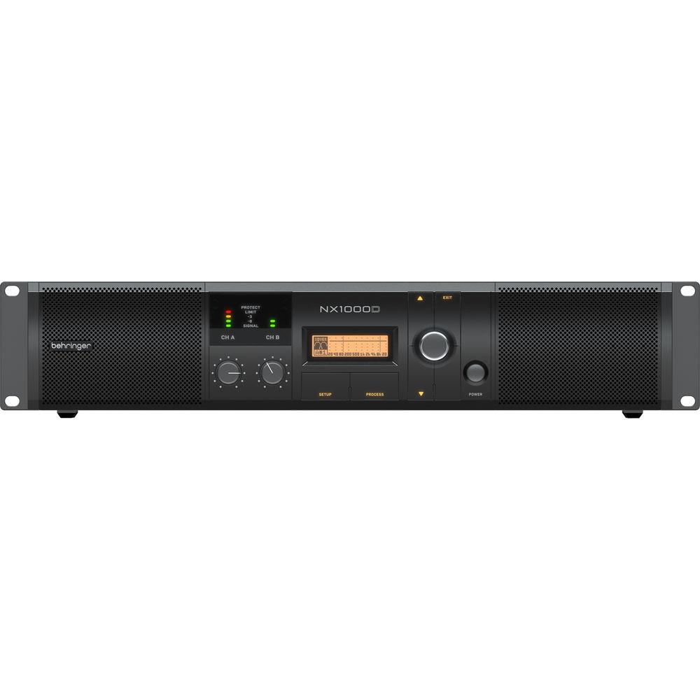 Behringer NX1000D Ultra-Lightweight Class-D Power Amplifier with DSP