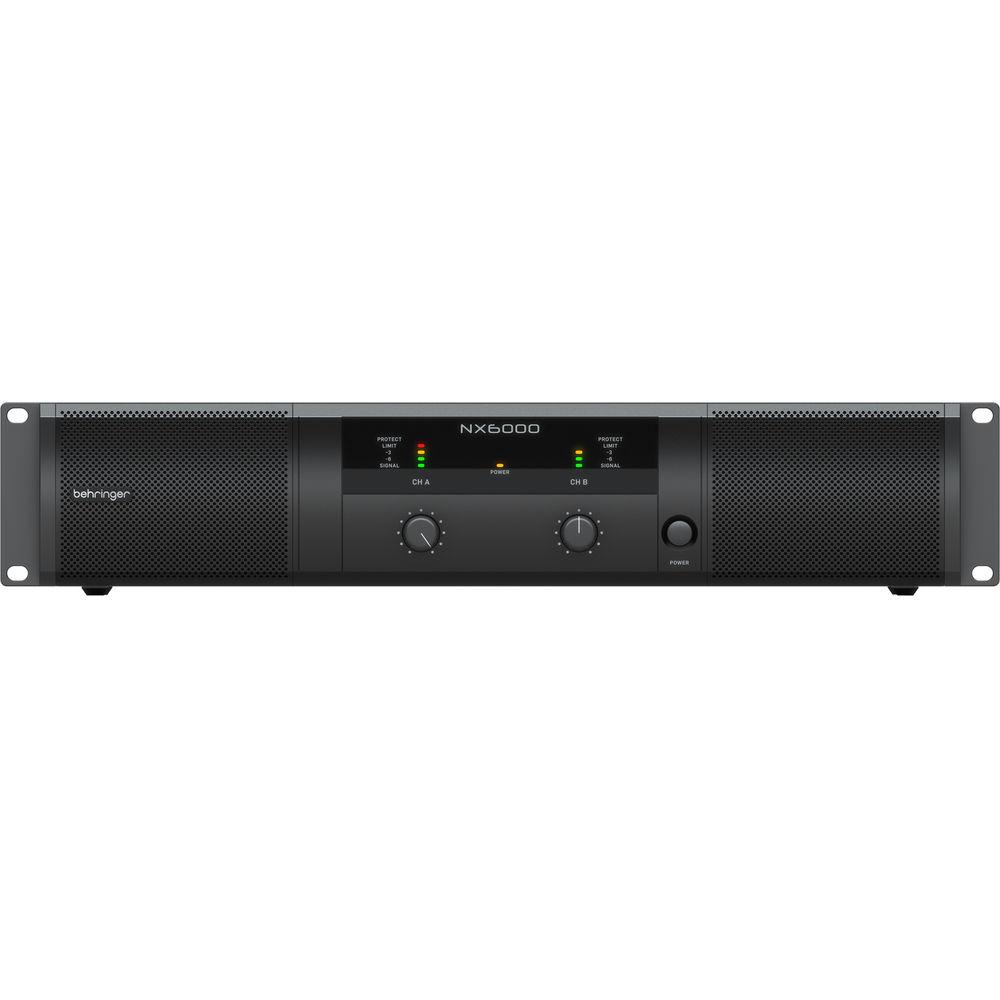 Behringer NX6000 Ultra-Lightweight, High-Density Class-D Stereo Power Amplifier