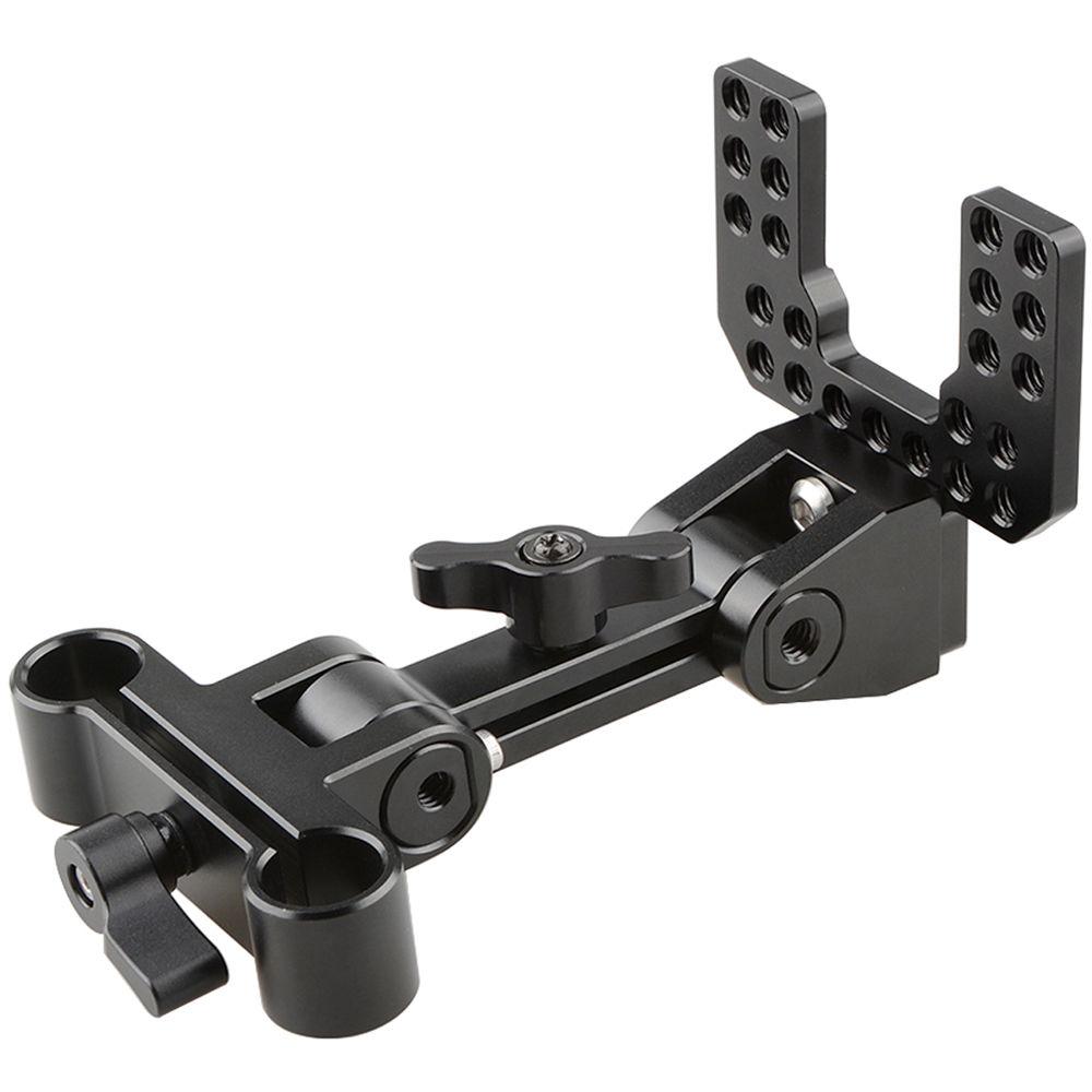 CAMVATE Adjustable Monitor Support with 15mm Rod Block & Back Plate for SmallHD 700 Series