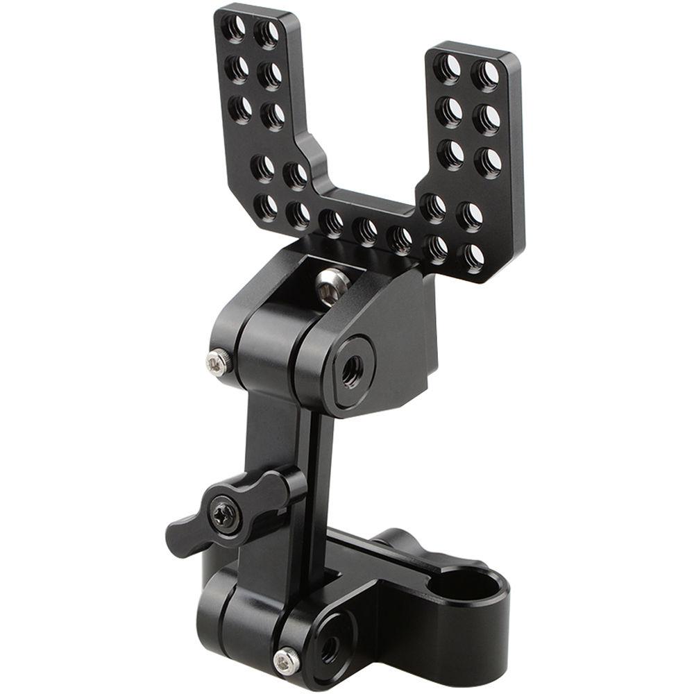 CAMVATE Adjustable Monitor Support with 15mm Rod Block & Back Plate for SmallHD 700 Series