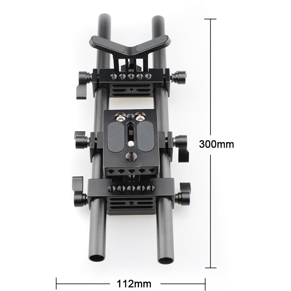 CAMVATE Shoulder Rig with 15mm Rod System and Lens Support