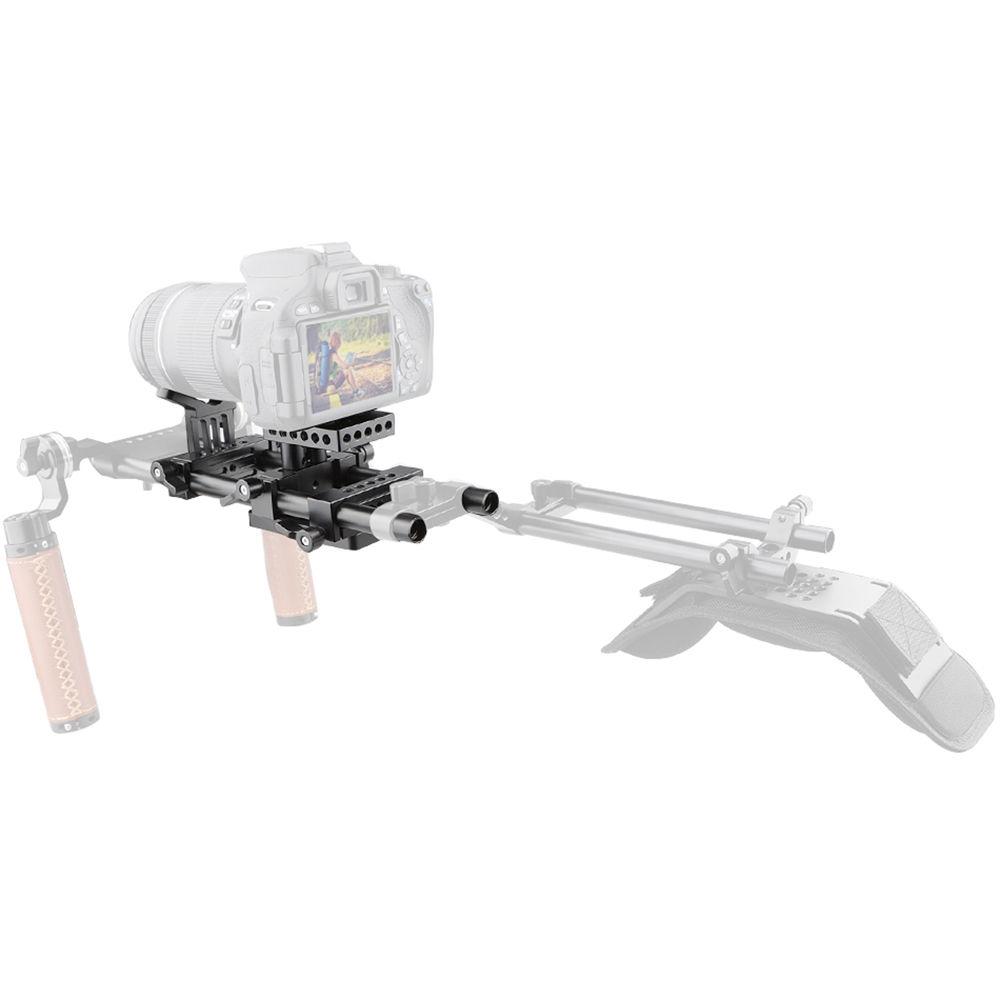 CAMVATE Shoulder Rig with 15mm Rod System and Lens Support
