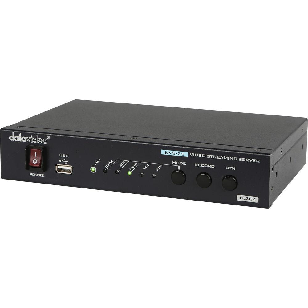 Datavideo NVS-25 H.264 Video Streaming Server with DVS-200 Cloud Server Streaming Service