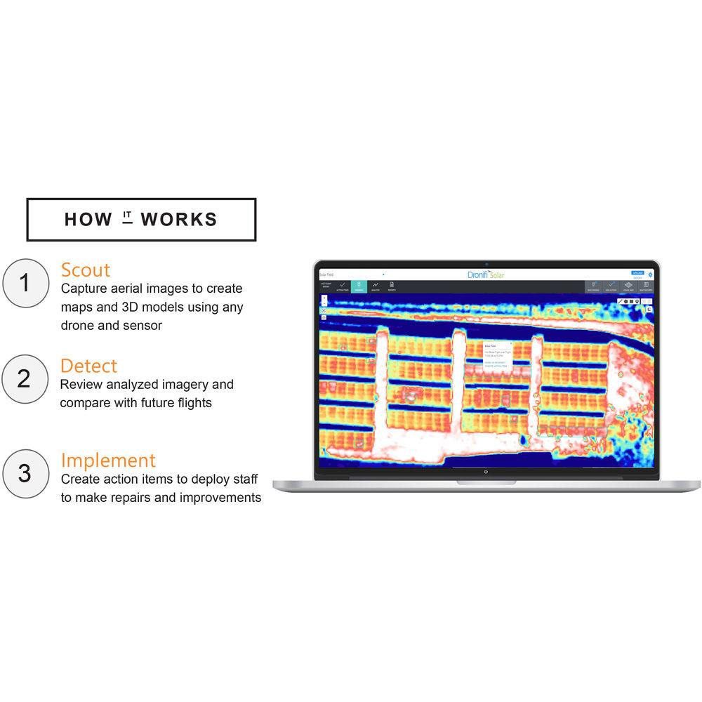 Dronifi Solar Aerial Imagery Software Subscription