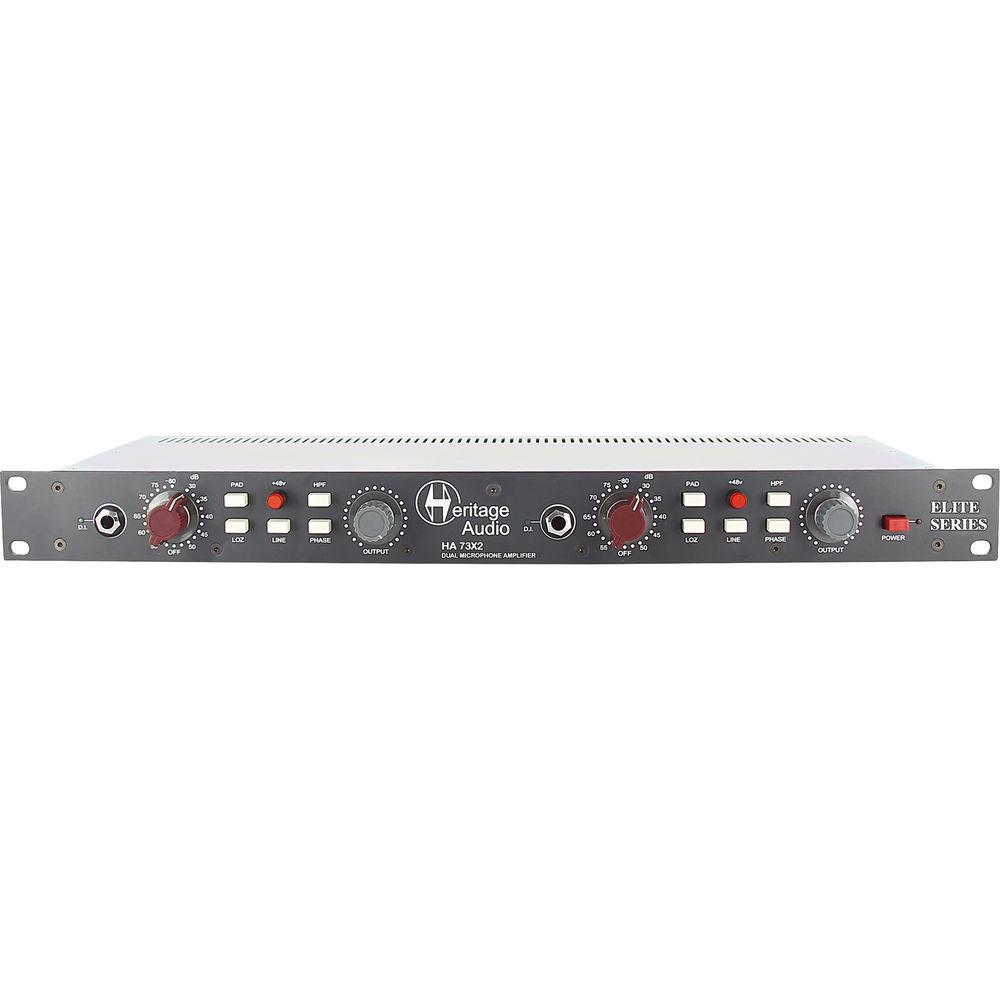 Heritage Audio HA 73X2 Dual-Channel Elite Series Microphone Preamplifier