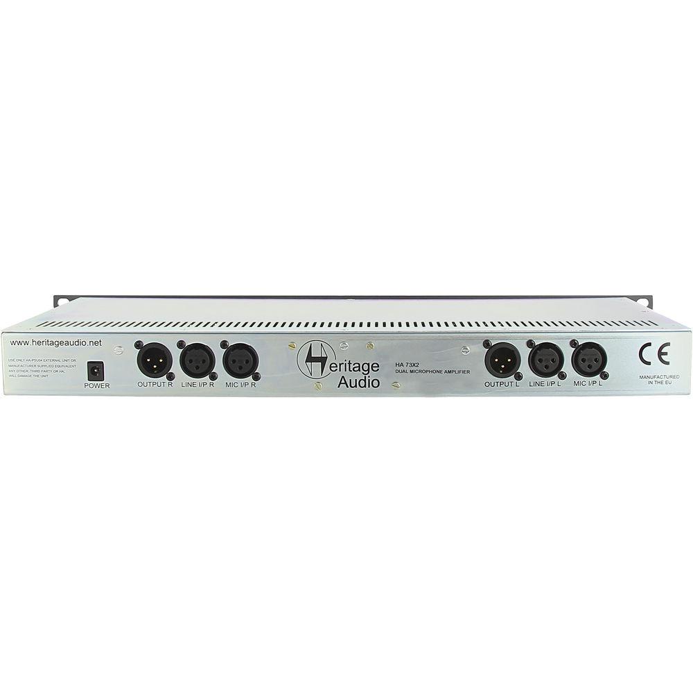 Heritage Audio HA 73X2 Dual-Channel Elite Series Microphone Preamplifier