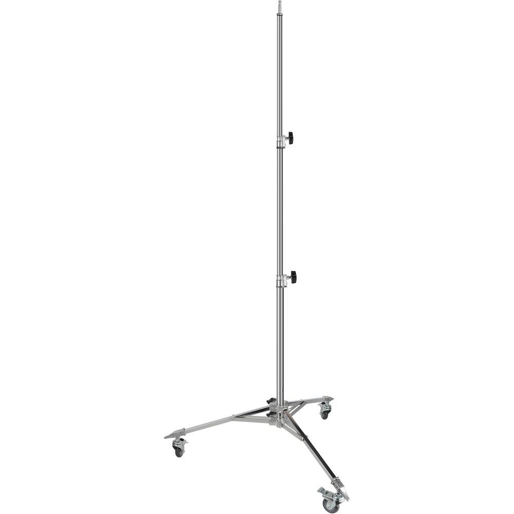 Impact Steel Roller Stand II with Low Base and Braking Wheels