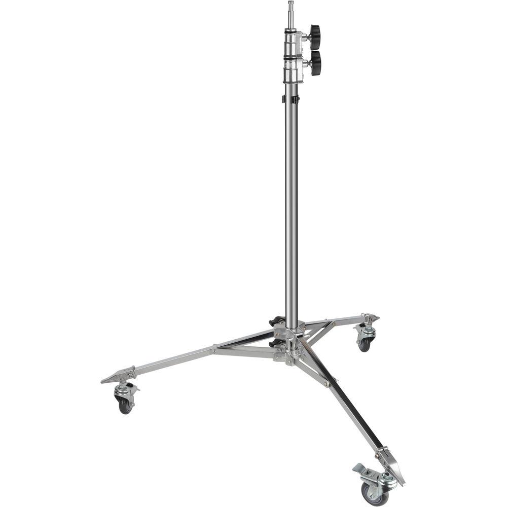 Impact Steel Roller Stand II with Low Base and Braking Wheels