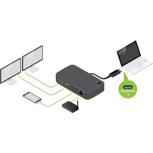 IOGEAR GTD300 Thunderbolt 3 Travel Dock