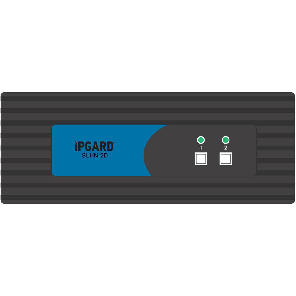 IPGard 2-Port DH Secure HDMI KVM Switch with Audio, IPGard, 2-Port, DH, Secure, HDMI, KVM, Switch, with, Audio