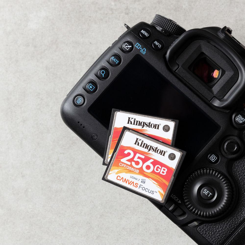 Kingston 256GB Canvas Focus CompactFlash Memory Card
