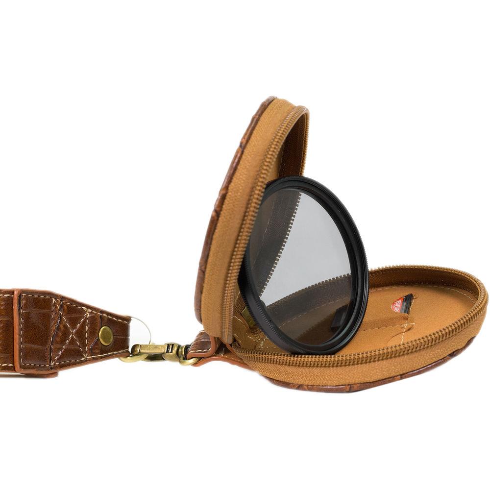 MegaGear Ever Ready PU Leather Half Case with Shoulder Strap for Nikon D3100-3400