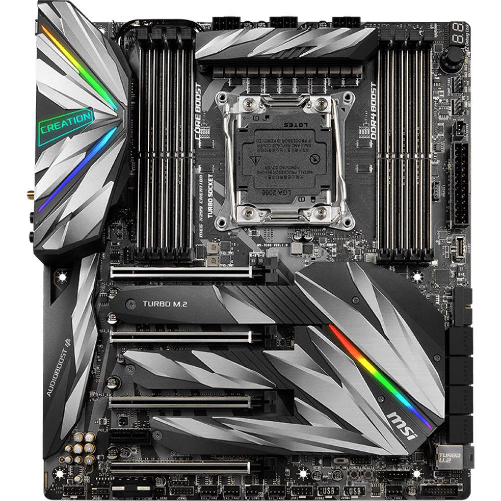MSI Meg X299 Creation LGA 2066 E-ATX Motherboard