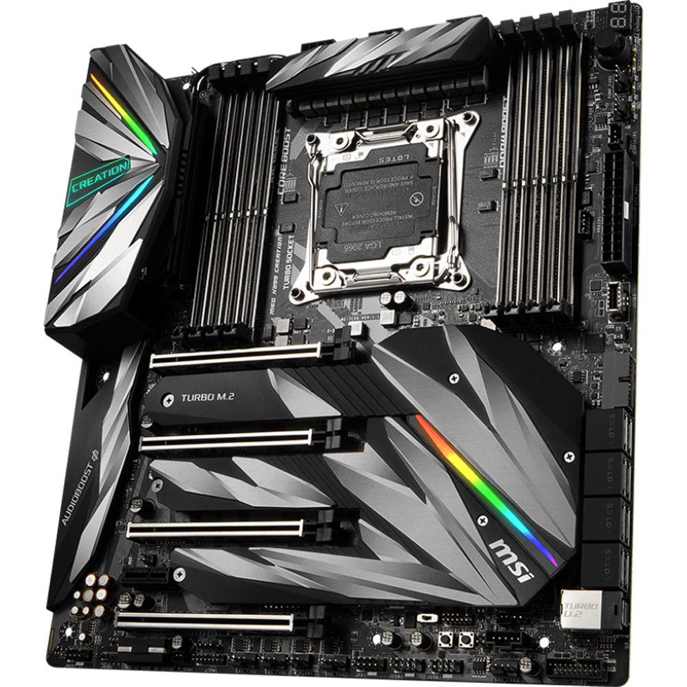 MSI Meg X299 Creation LGA 2066 E-ATX Motherboard