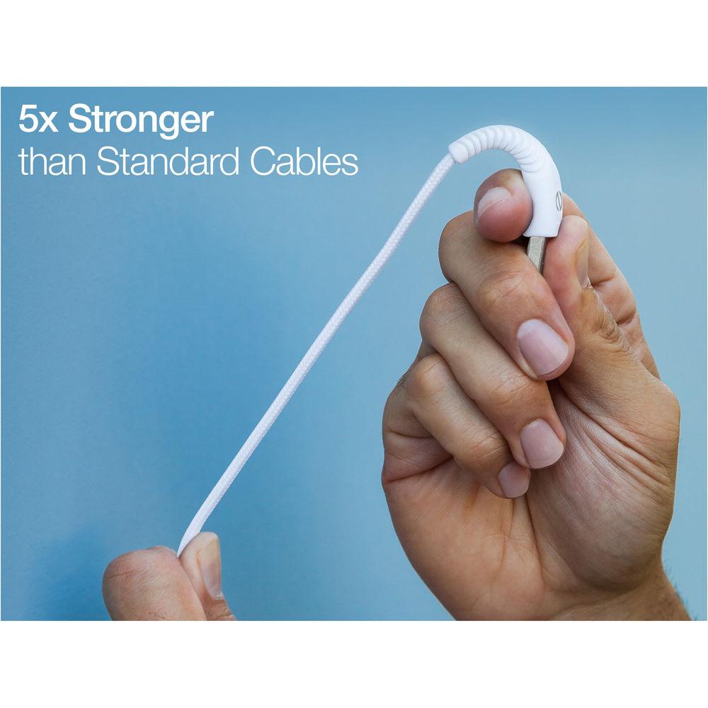 Naztech Rugged LED MFi Lightning Charge and Sync Cable