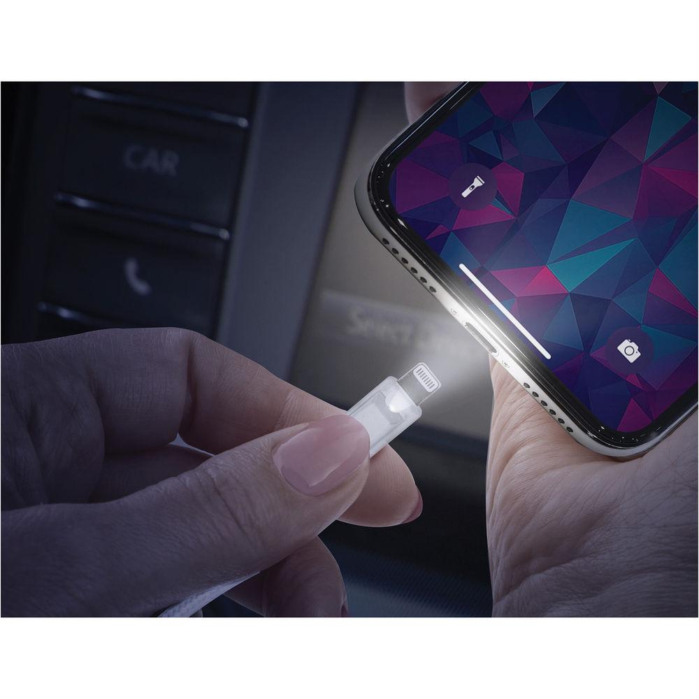 Naztech Rugged LED MFi Lightning Charge and Sync Cable