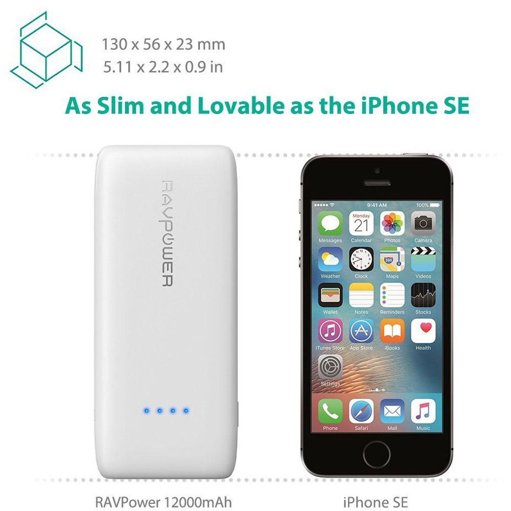 RAVPower 12,000mAh External Battery Pack