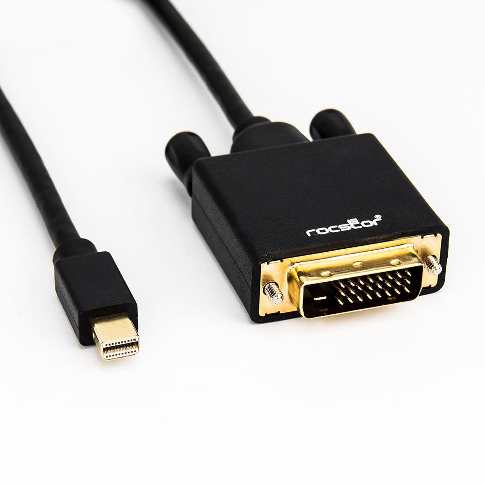 Rocstor Mini DisplayPort Male to DVI-D Male Adapter Cable