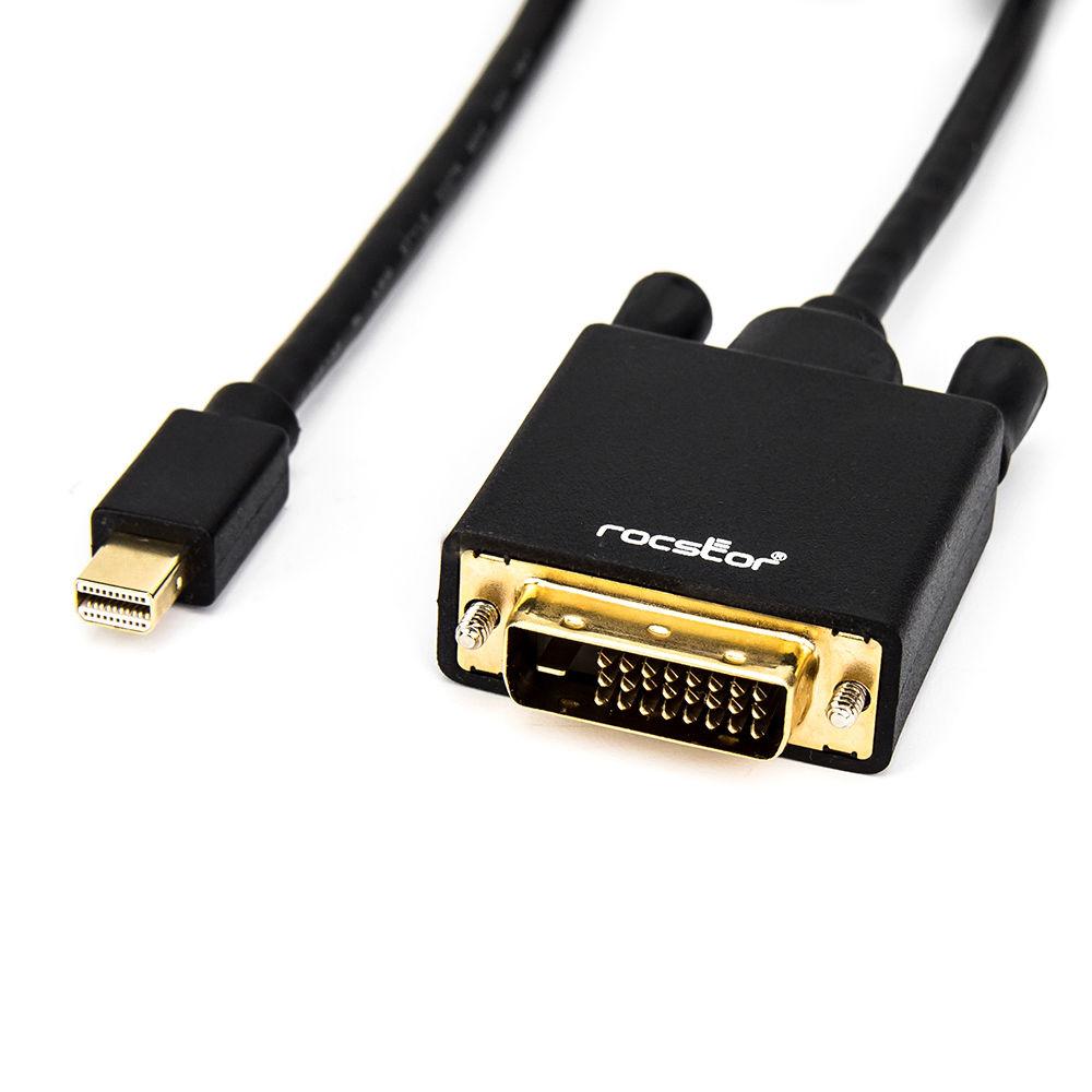 Rocstor Mini DisplayPort Male to DVI-D Male Adapter Cable