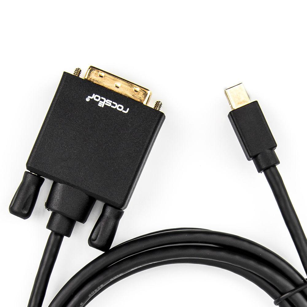 Rocstor Mini DisplayPort Male to DVI-D Male Adapter Cable
