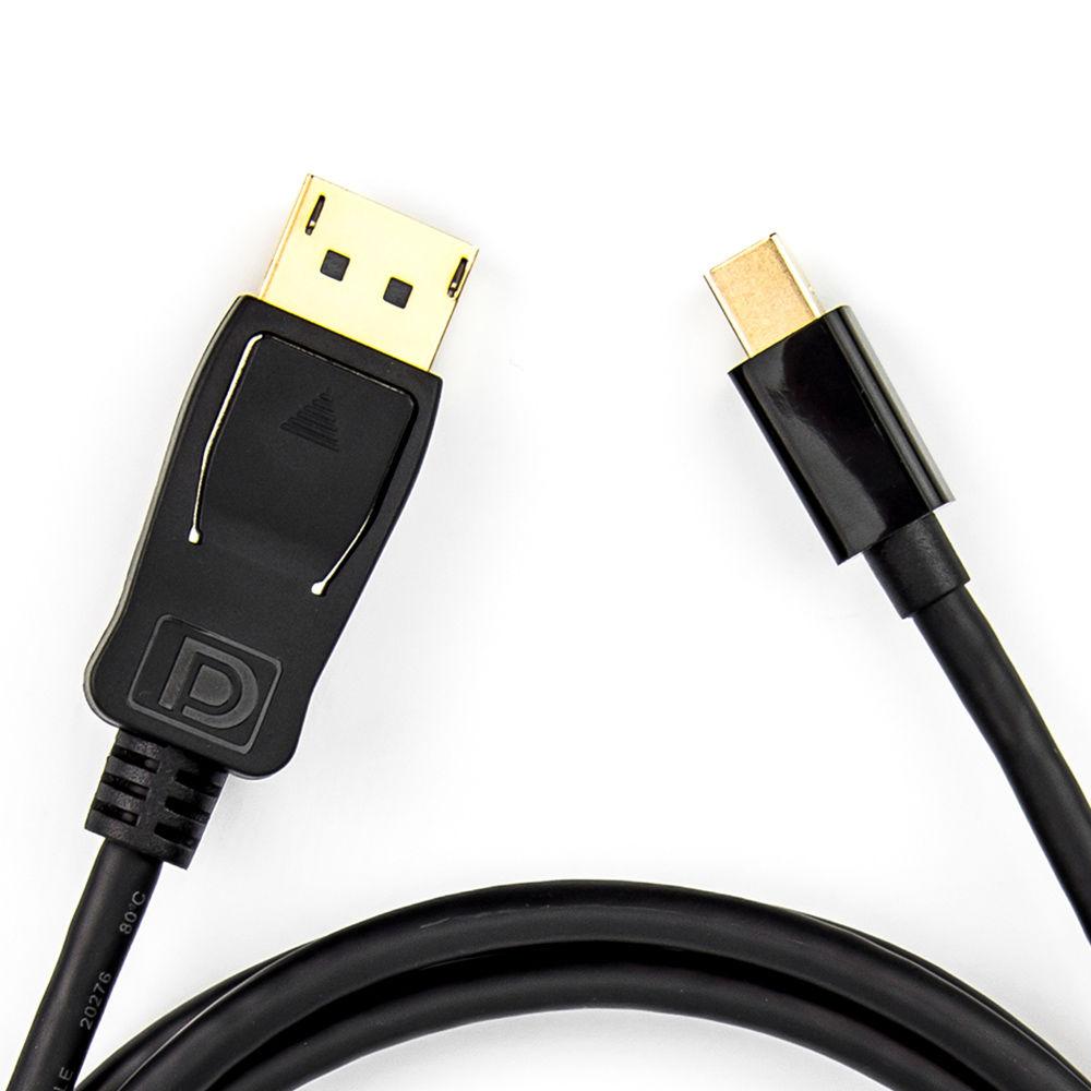 Rocstor Mini DisplayPort v1.2 Male to DisplayPort Male Adapter Cable