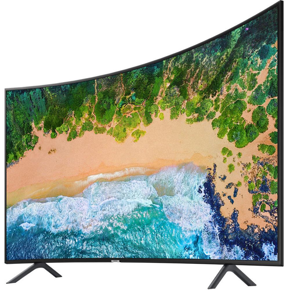 Samsung NU7300 55" Class HDR UHD Multi-System Smart Curved LED TV