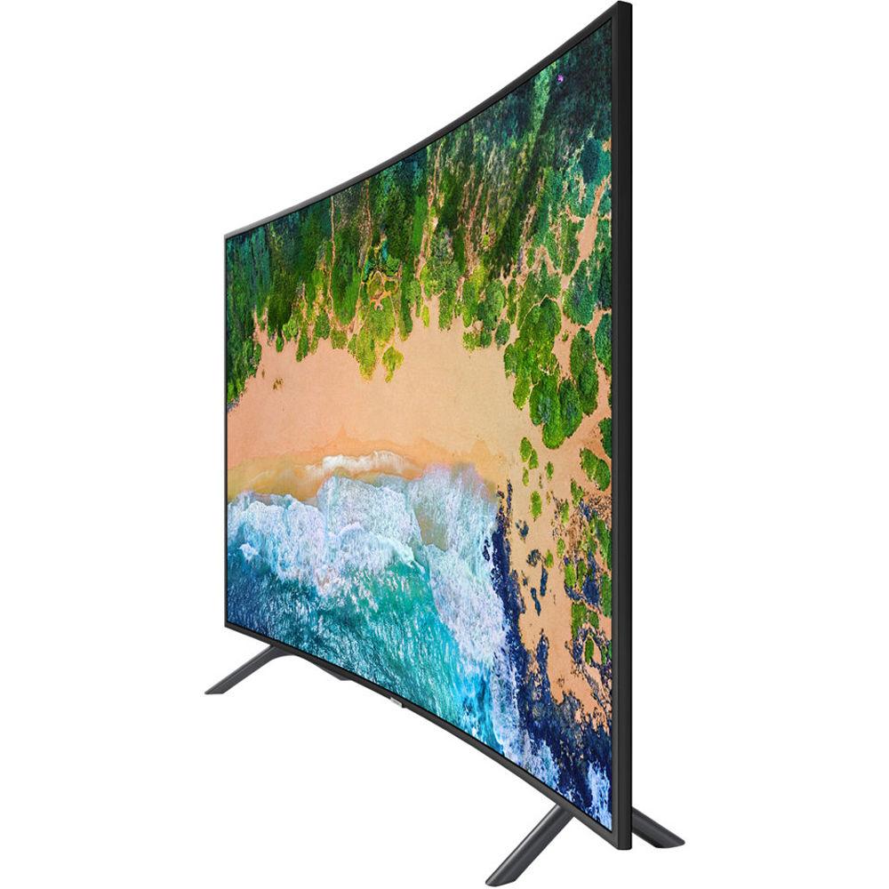 Samsung NU7300 55" Class HDR UHD Multi-System Smart Curved LED TV