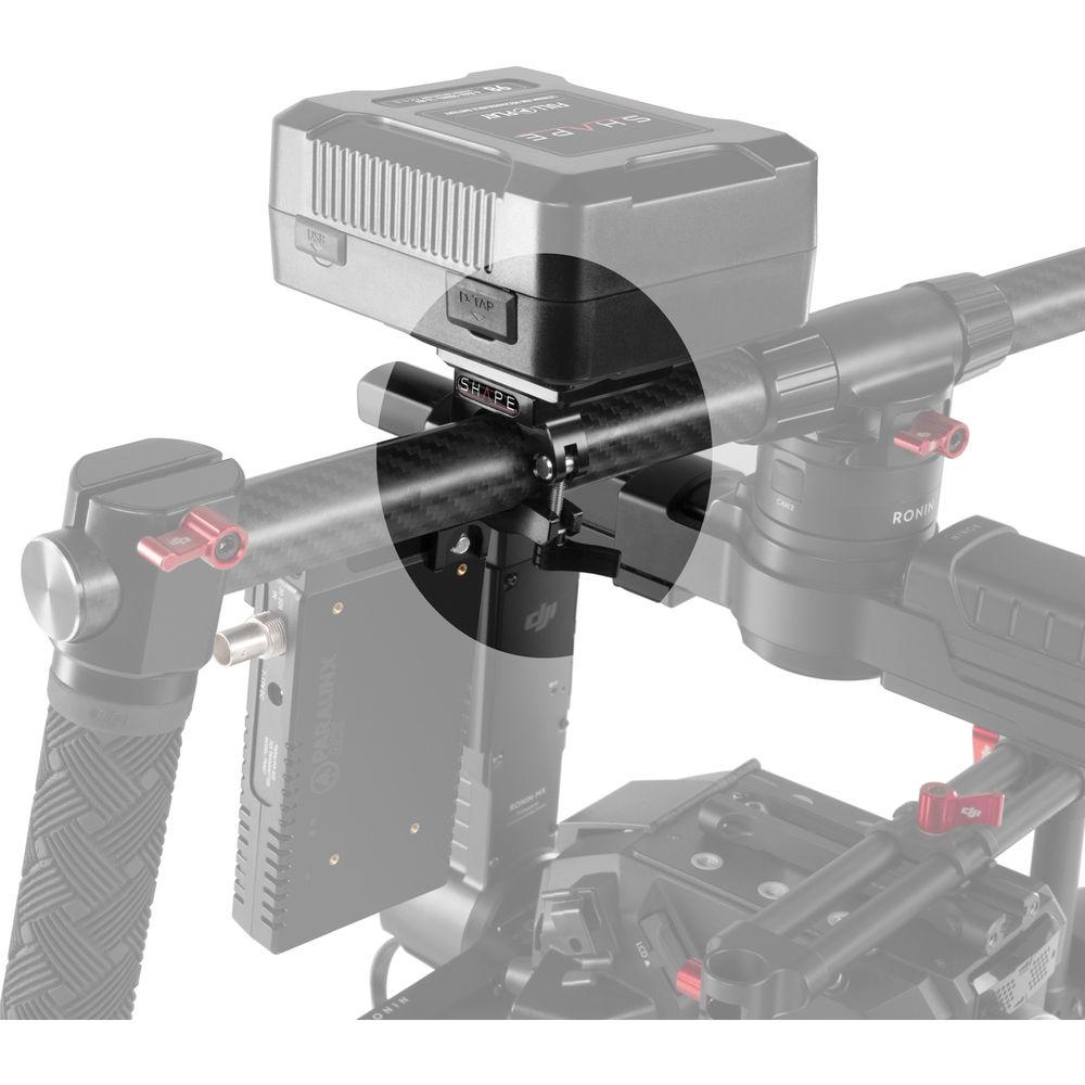 SHAPE V-Mount Battery Clamp for 25mm Gimbal Handlebar